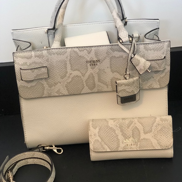 white snake bag